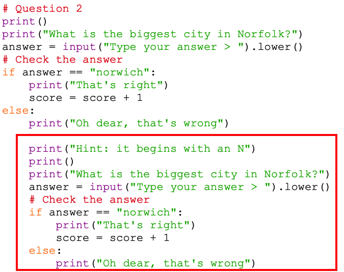 Code helper image